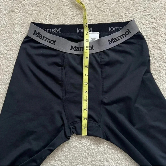 Marmot BaseLayer Tights Pants Men Size Small (30) M10990 Black Ski Snowboarding - Picture 12 of 16